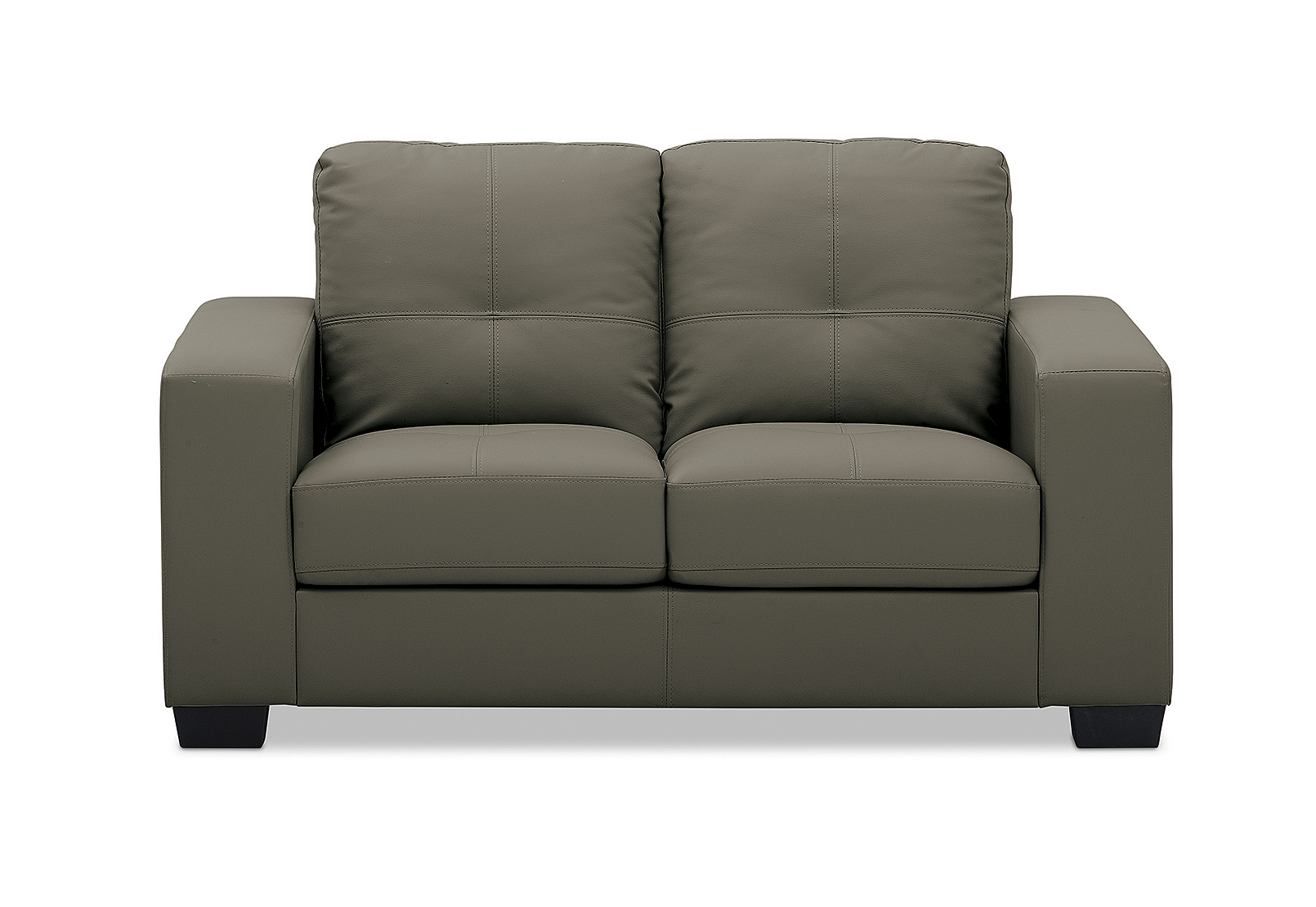 CHARCOAL DIAMOND Leather-Look 2 Seater Sofa | Amart Furniture