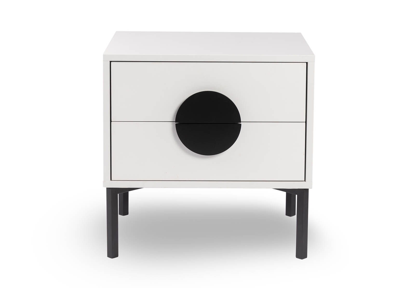 WHITE CALHOUN Bedside Amart Furniture