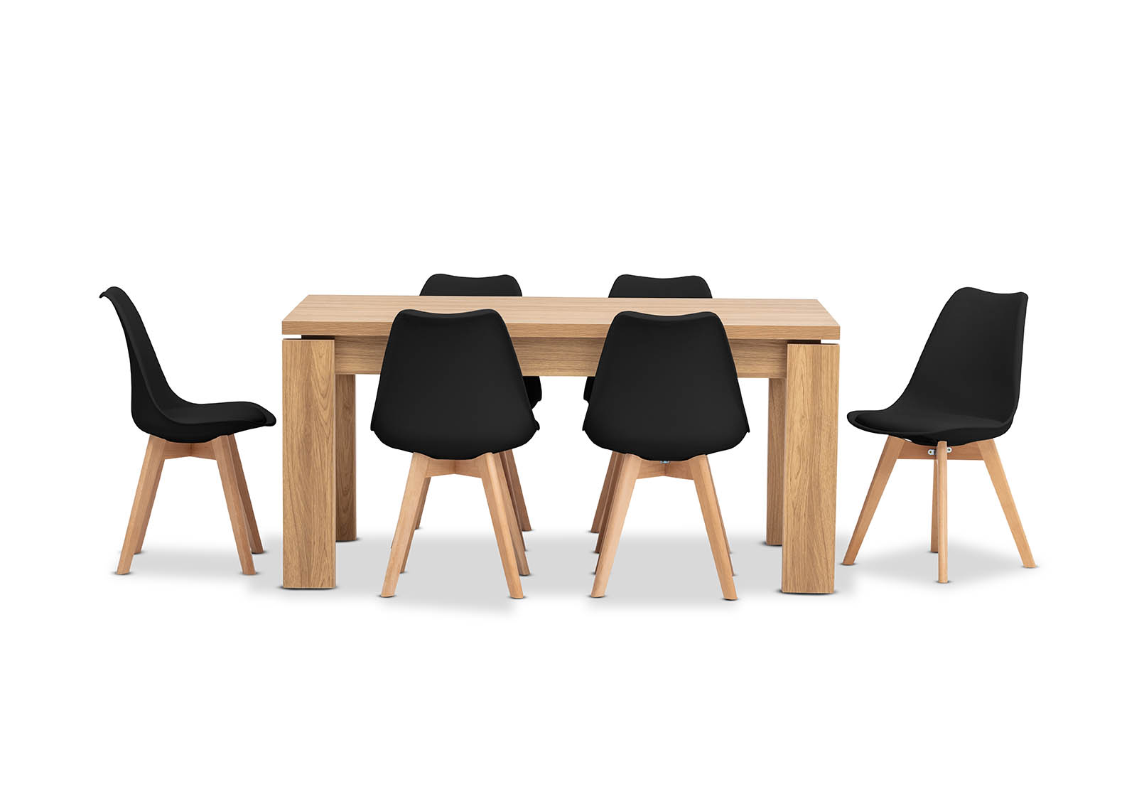 Jordann 7 Piece Dining Suite With Otis Chairs Amart