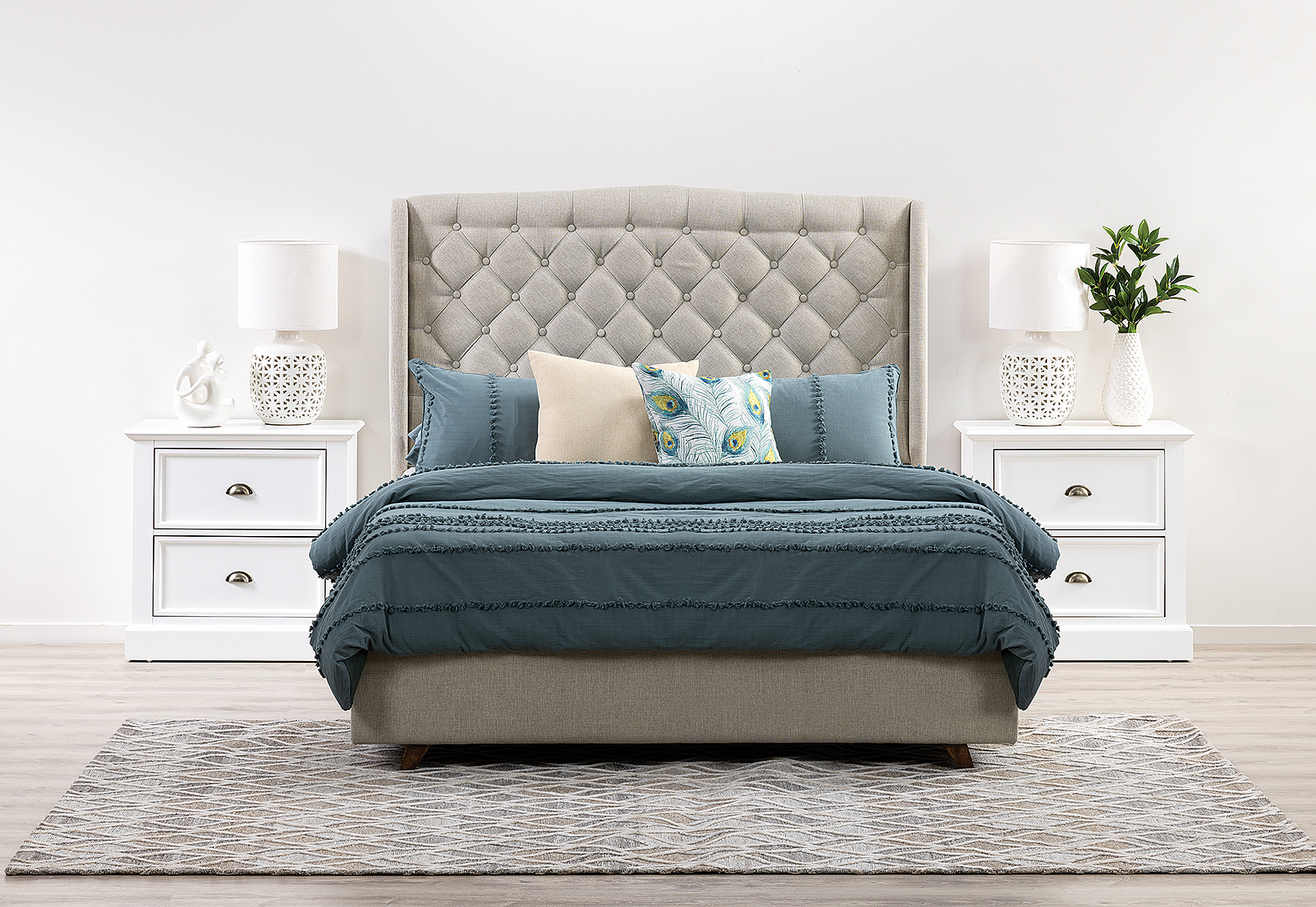 PEBBLE ARAGON 3 Piece King Bedroom Suite Amart Furniture