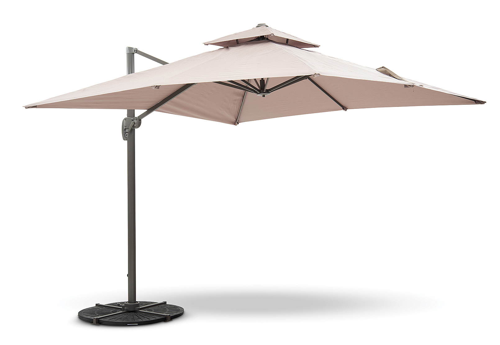 TAUPE SHADE MASTER MK2 Imperial Cantilever Umbrella