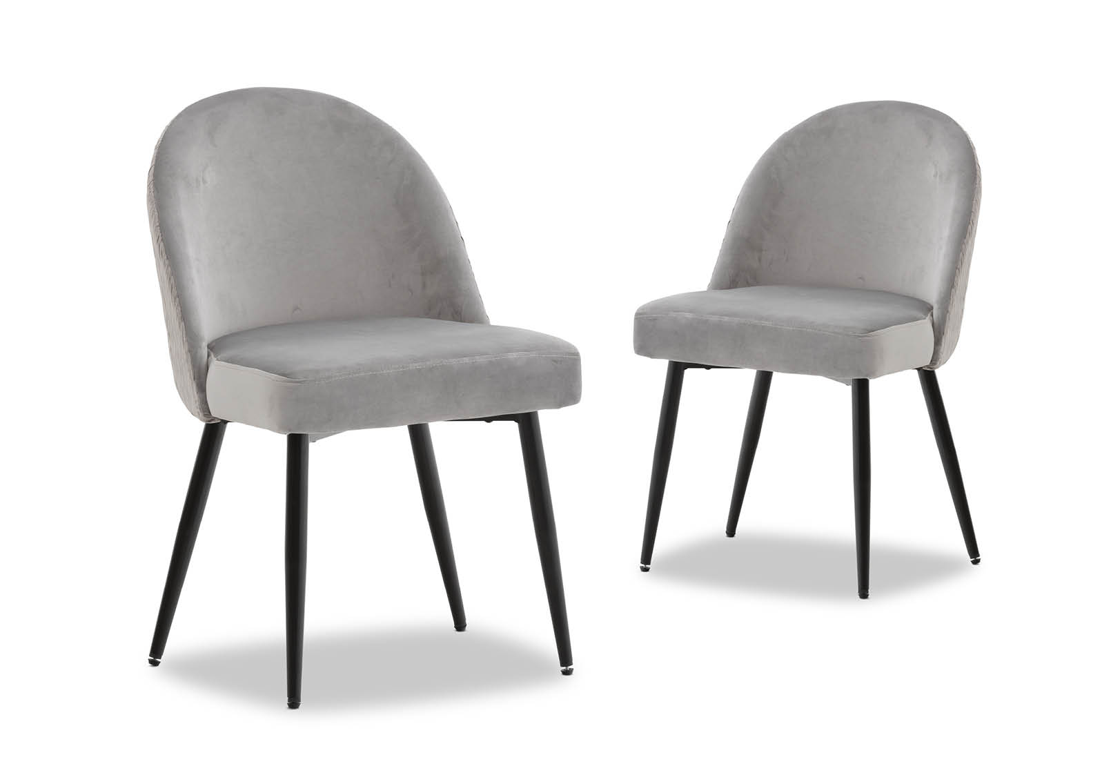 GREY PONTEVEDRA Set of 2 Grey Dining Chairs Amart Furniture