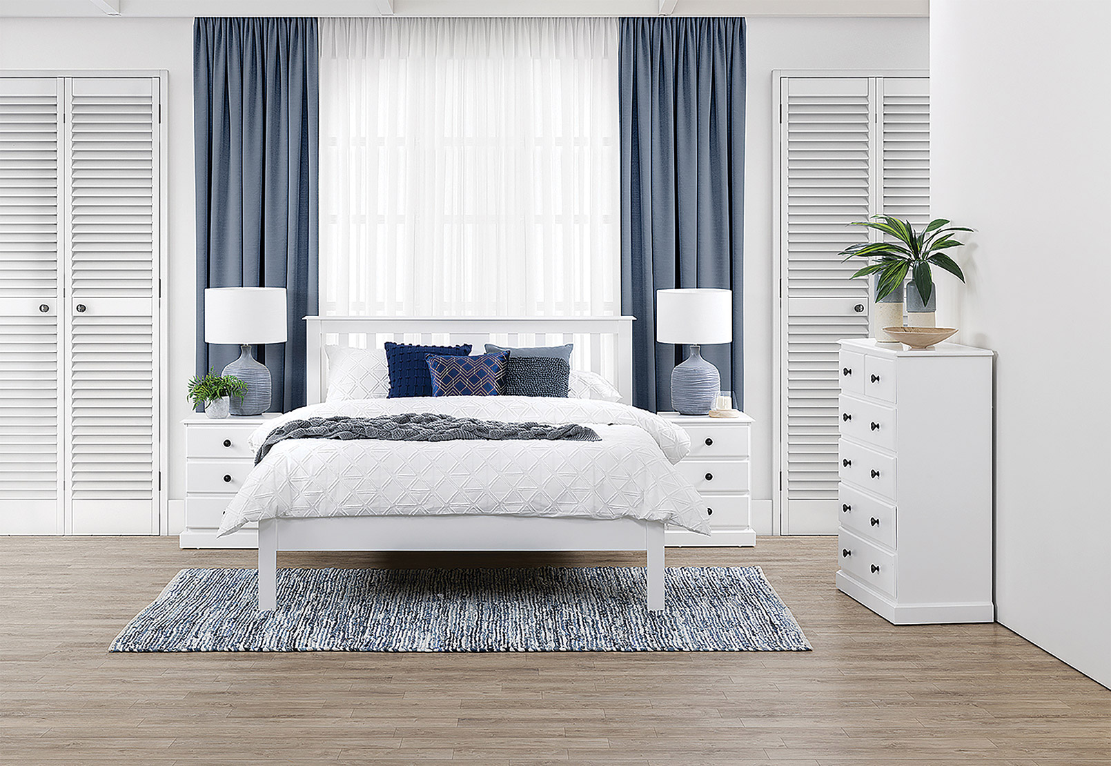 WHITE ROSE BAY Double Bed