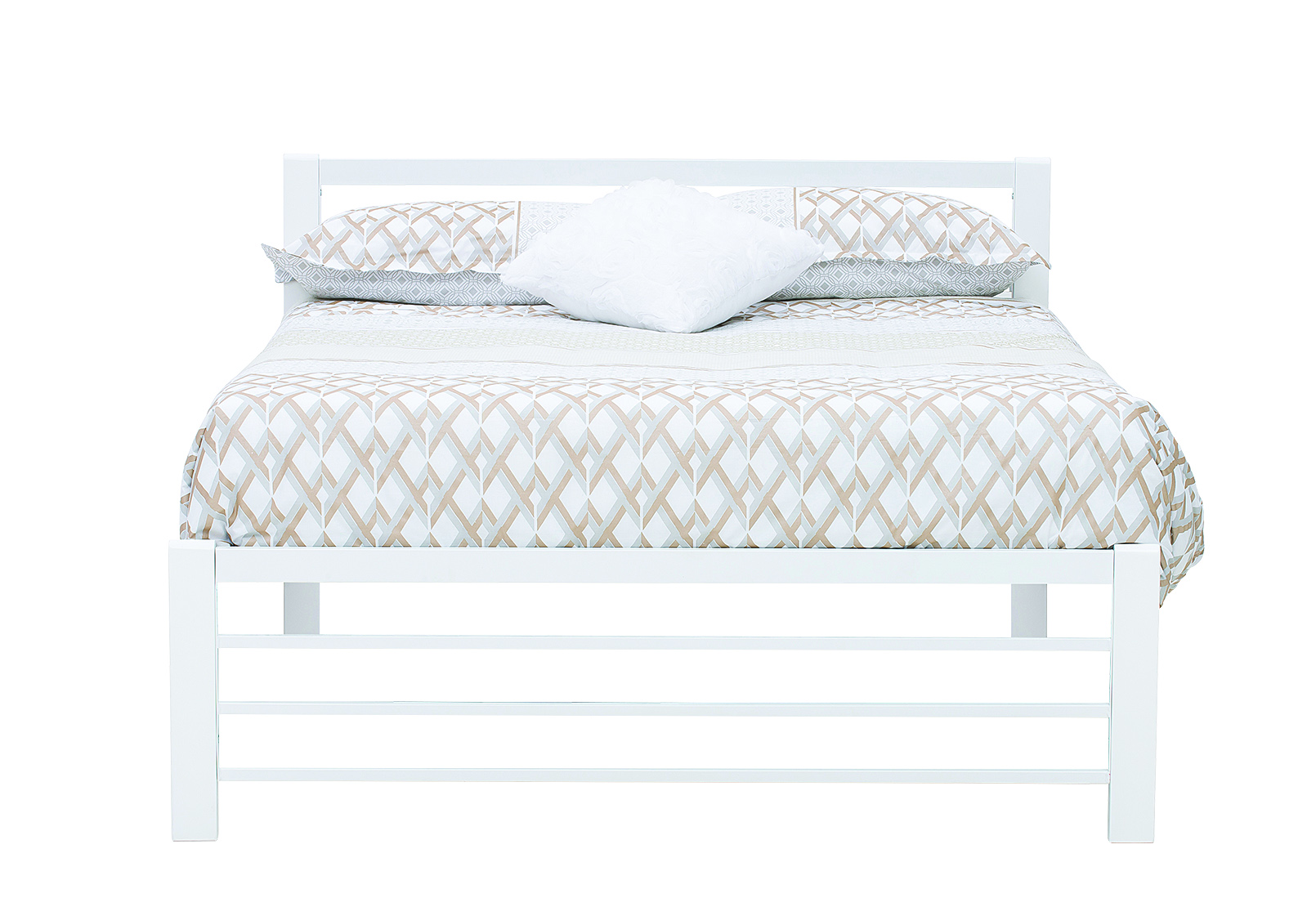 WHITE ORIENT Double Bed