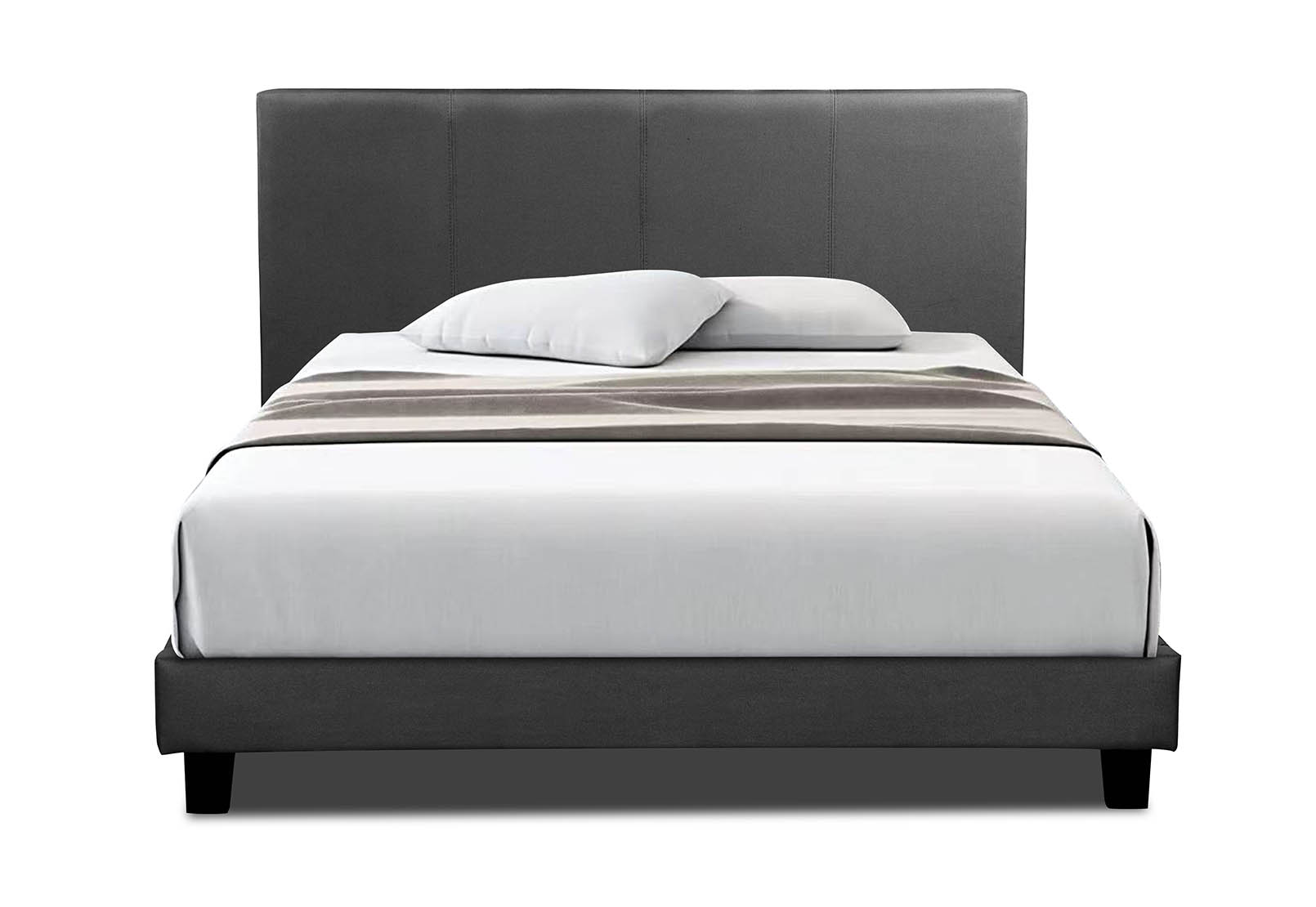 CHARCOAL ROLLINS Queen Bed Amart Furniture