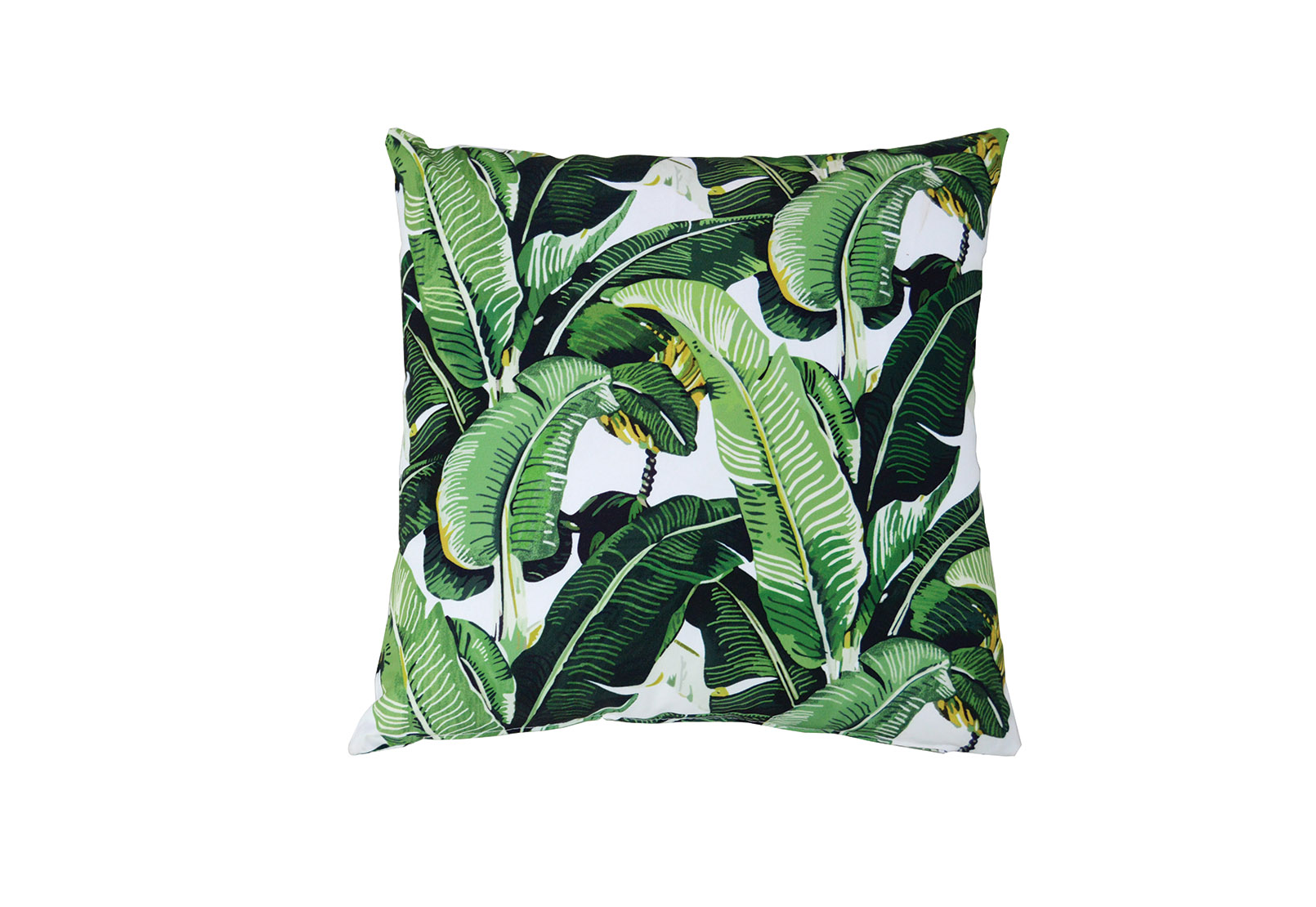 GREEN SOLANO Green Leaves Outdoor Cushion Amart Furniture