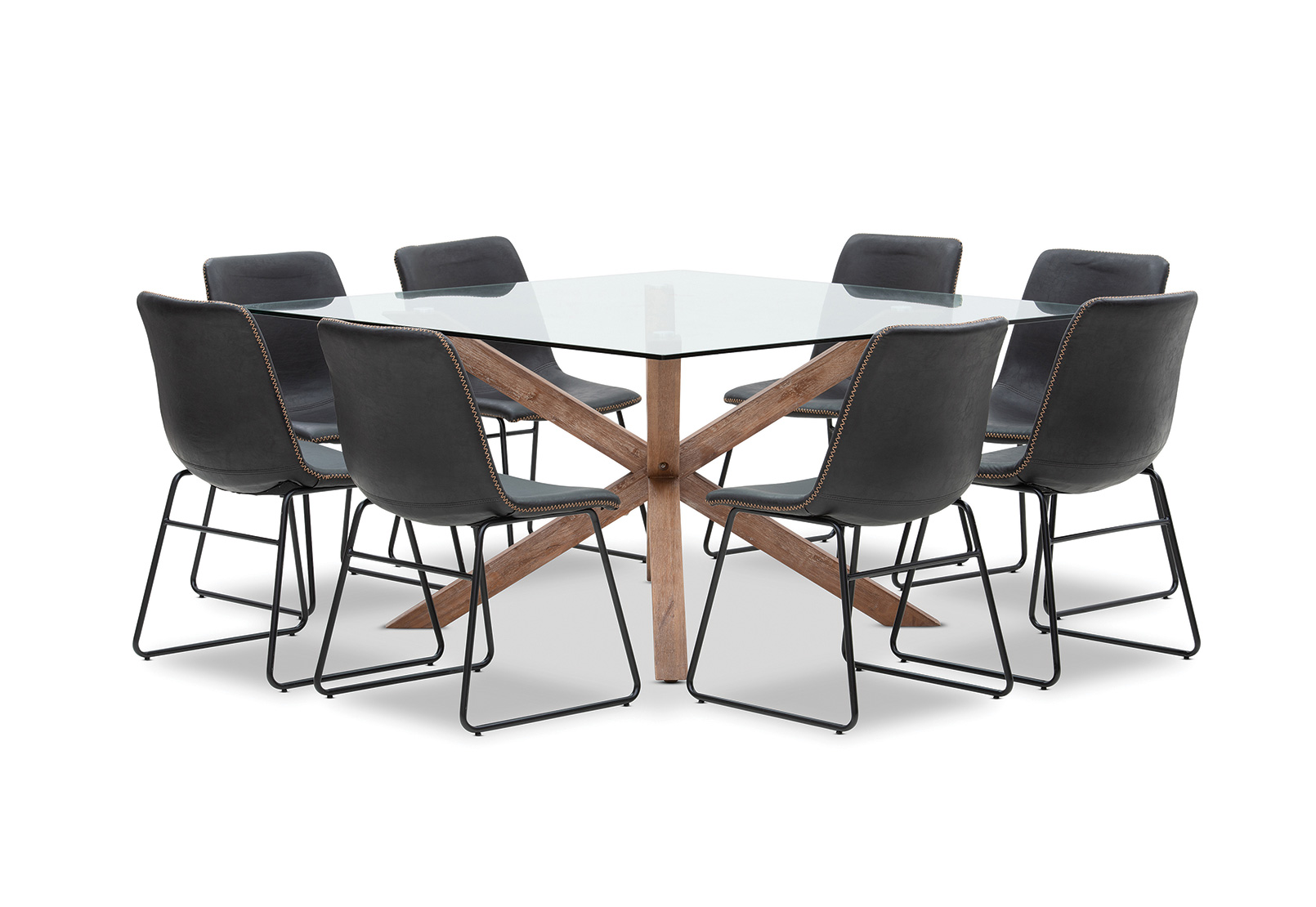 Promenade 9 Piece Dining Suite with Loire Chairs Amart