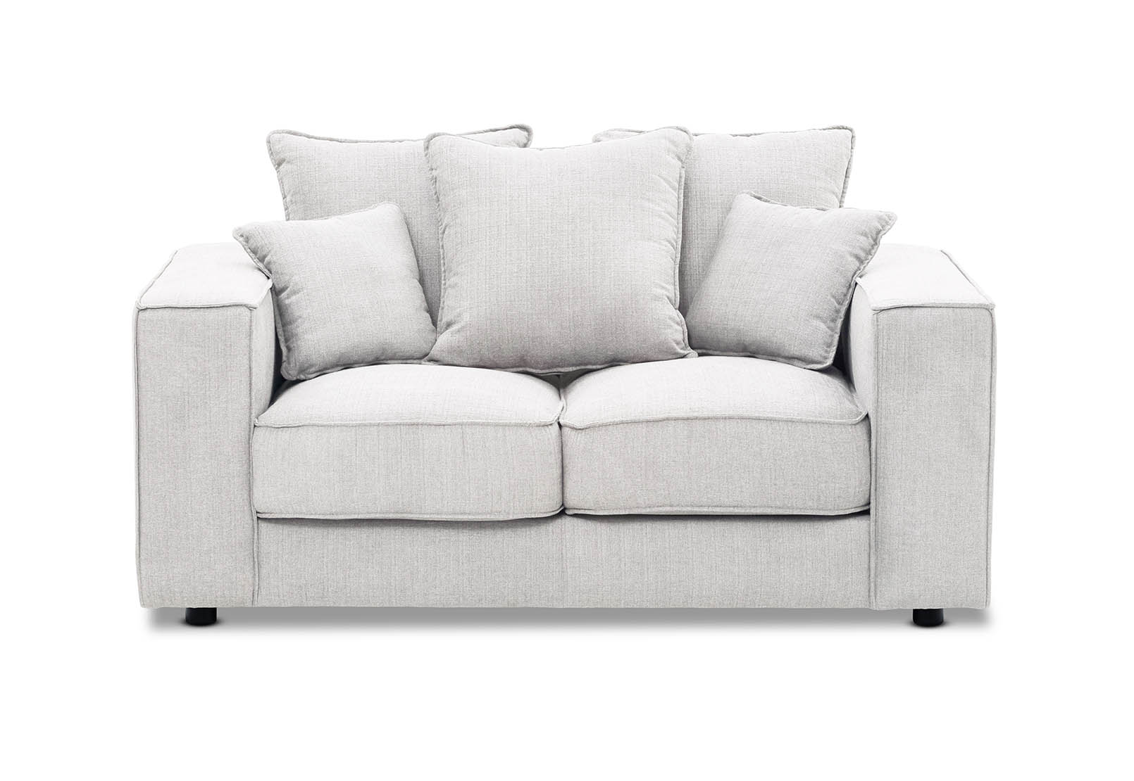 BEIGE AIMEE Fabric 2 Seat Sofa Amart Furniture