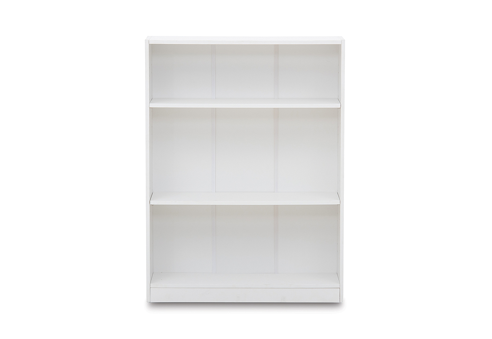 WHITE FELIX Low Wide Bookcase Amart Furniture