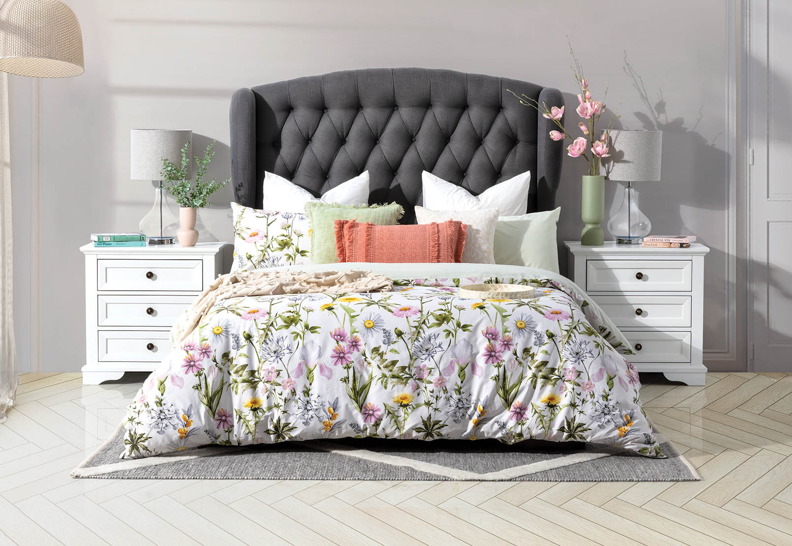 MULTI BELINDER Queen Bed Quilt Cover Set